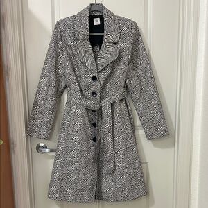 CAbi 007 Zebra Trench Coat